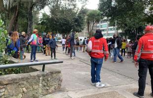 Agresión a funcionario por parte de los Embera